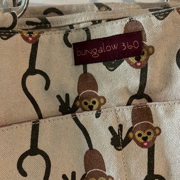 Bungalo 360 Monkey print canvas print - Picture 2 of 6